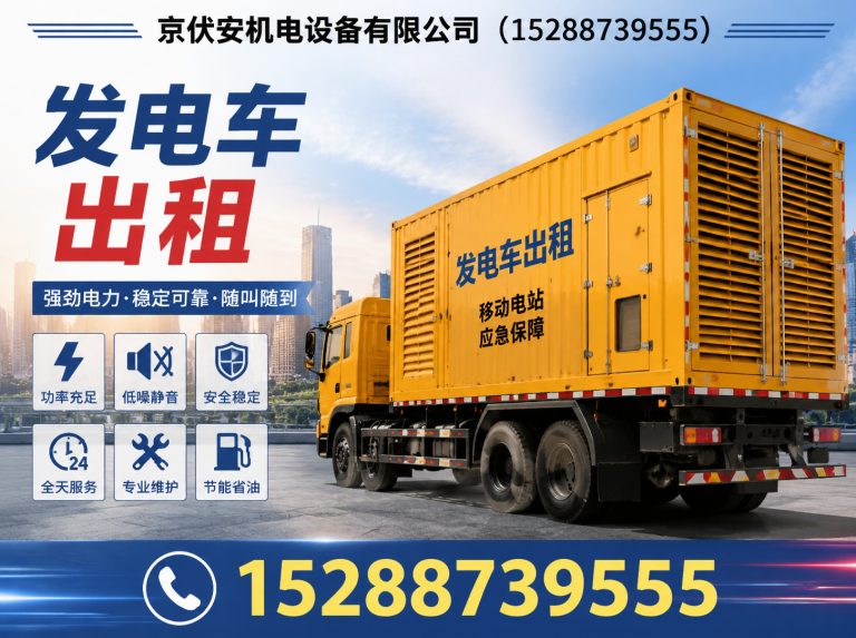 丹东柴油发电机组出租展示图