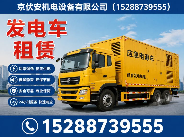 丹东发电车出租展示图